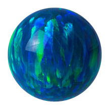 Load image into Gallery viewer, Black opal threaded ball