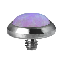 Load image into Gallery viewer, Titanium pink opal dermal attachment