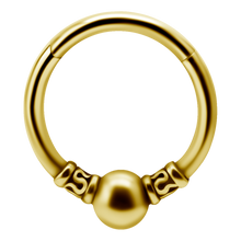 Load image into Gallery viewer, Single Ball Hinged Ring
