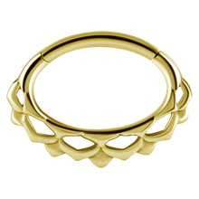 Load image into Gallery viewer, Oval Mandala Flower Clicker