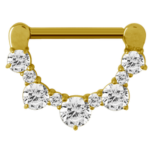 Load image into Gallery viewer, Crown Prong-Set Jewelled Nipple Clicker