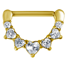 Load image into Gallery viewer, Crown Prong-Set Jewelled Nipple Clicker