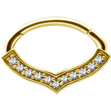 Load image into Gallery viewer, Oval Temple Hinged Clicker
