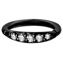 Load image into Gallery viewer, Five Stone Hinged Ring