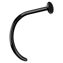 Load image into Gallery viewer, Plain Disc Curved Nose Stud