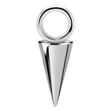 Load image into Gallery viewer, Nickel-free cobalt-chrome large plain spike charm