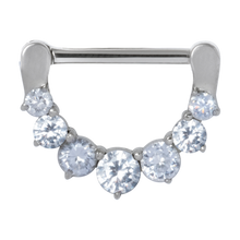 Load image into Gallery viewer, Crown Prong-Set Jewelled Nipple Clicker