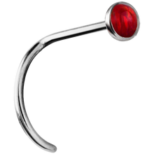 Load image into Gallery viewer, Opal Curved Nose Stud