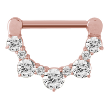 Load image into Gallery viewer, Crown Prong-Set Jewelled Nipple Clicker