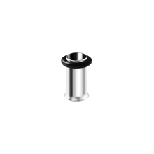 Load image into Gallery viewer, Steel tunnel with a single flare and o-ring rubber on the back. 3mm