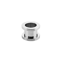 Load image into Gallery viewer, Steel flesh tunnel with a threaded end 12mm