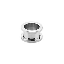 Load image into Gallery viewer, Steel flesh tunnel with a threaded end 14mm
