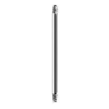 Load image into Gallery viewer, Surgical steel 316L 1.2mm thick straight microbar pin. 12mm long