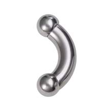 Load image into Gallery viewer, Surgical steel prince albert barbell 8mm big gauge
