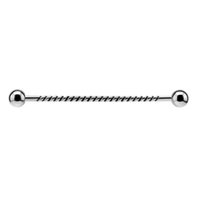 Load image into Gallery viewer, Barbell with twisted rope design