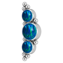 Load image into Gallery viewer, Three Stone Opal Cluster Attachment
