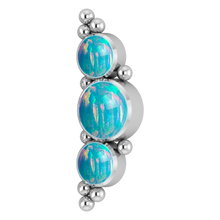 Load image into Gallery viewer, Three Stone Opal Cluster Attachment