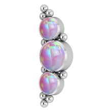 Load image into Gallery viewer, Three Stone Opal Cluster Attachment