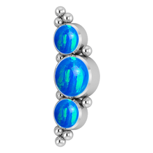 Load image into Gallery viewer, Three Stone Opal Cluster Attachment