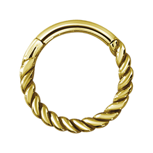 Load image into Gallery viewer, Fine Rope Hinged Ring