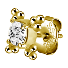Load image into Gallery viewer, Granulated Ornate Ear Studs