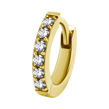 Load image into Gallery viewer, Cubic Zirconia Huggies