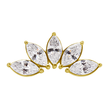 Load image into Gallery viewer, Five Leaf Marquise Attachment