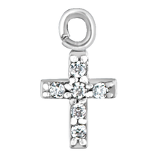 Load image into Gallery viewer, Jewelled Cross Charm
