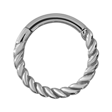 Load image into Gallery viewer, Fine Rope Hinged Ring