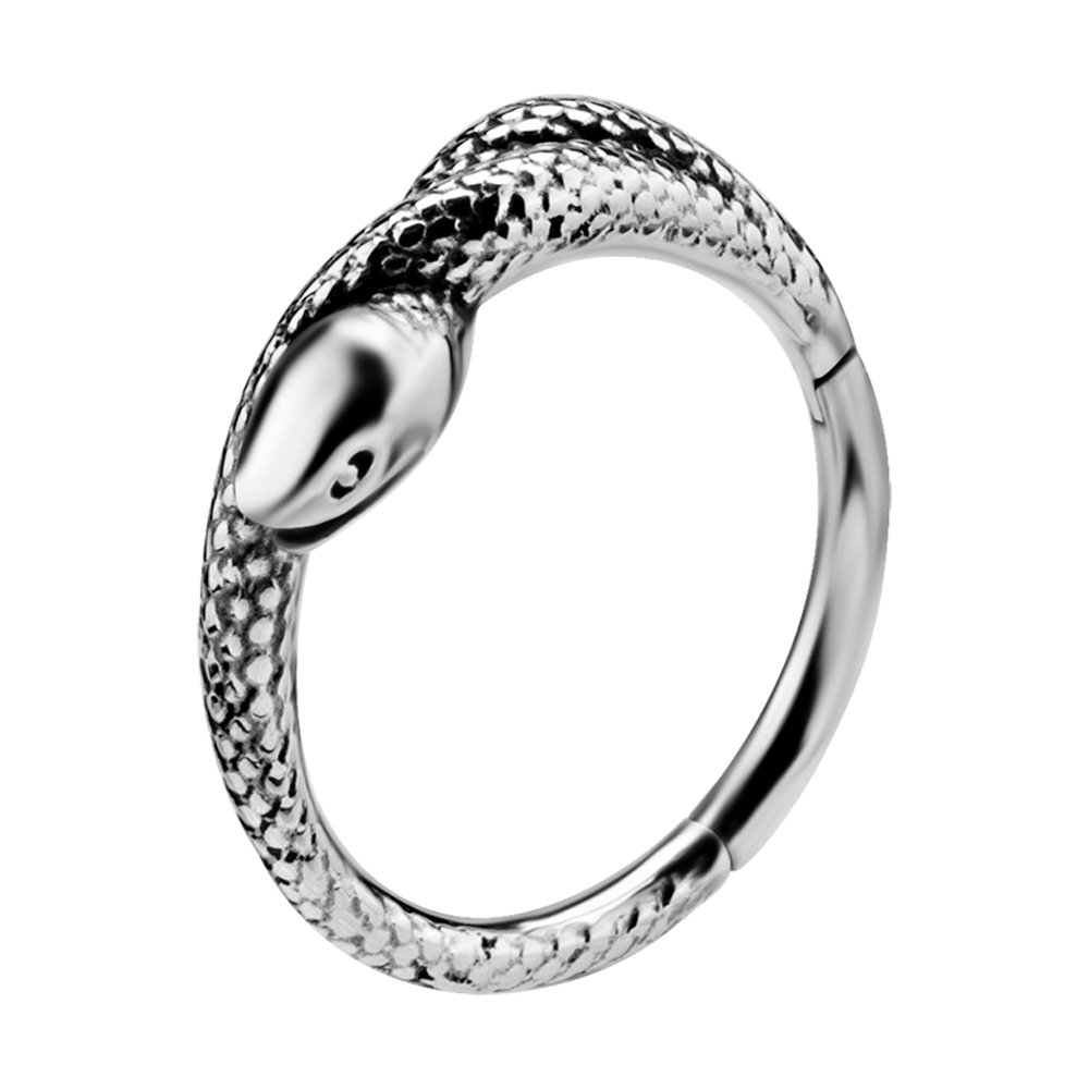 Snake Hinged Ring Queen Of Steel