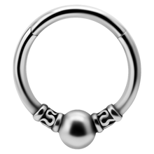 Load image into Gallery viewer, Single Ball Hinged Ring