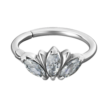 Load image into Gallery viewer, Lotus Hinged Ring