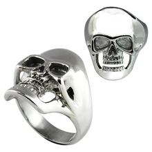 Load image into Gallery viewer, Stainless steel large skull rings
