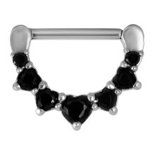 Load image into Gallery viewer, Crown Prong-Set Jewelled Nipple Clicker