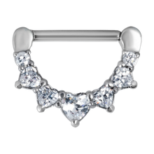 Load image into Gallery viewer, Crown Prong-Set Jewelled Nipple Clicker