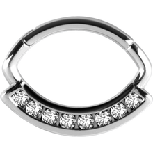 Load image into Gallery viewer, Oval Paved Hinged Clicker