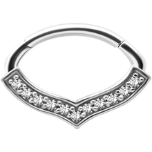 Load image into Gallery viewer, Oval Temple Hinged Clicker