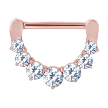 Load image into Gallery viewer, Crown Prong-Set Jewelled Nipple Clicker