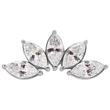 Load image into Gallery viewer, Five Leaf Marquise Attachment