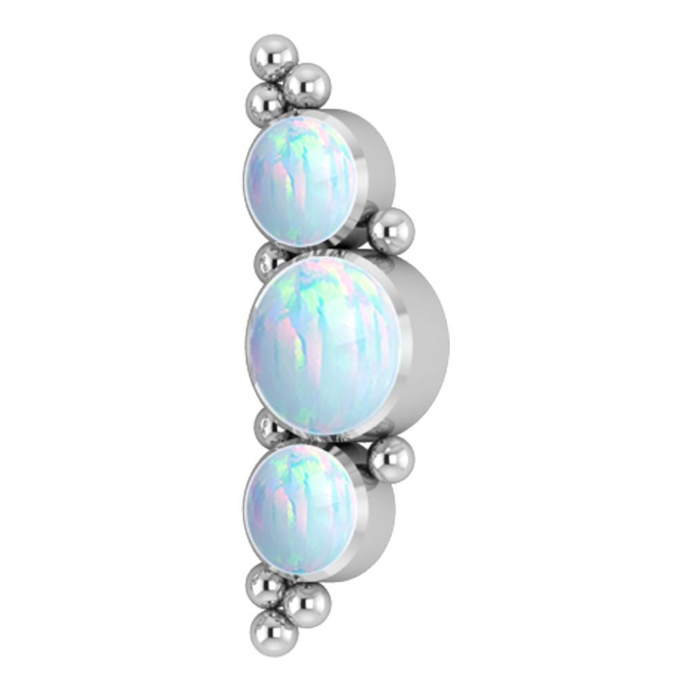 Three Stone Opal Cluster Attachment
