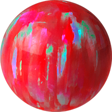 Load image into Gallery viewer, Red opal ball
