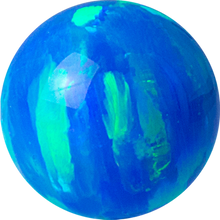 Load image into Gallery viewer, Sapphire blue opal ball
