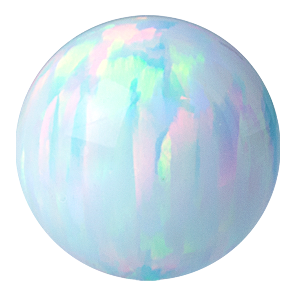 White opal ball