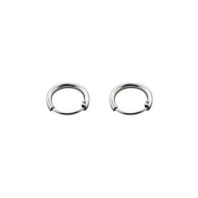 925 sterling silver sleeper earrings 6mm diameter 