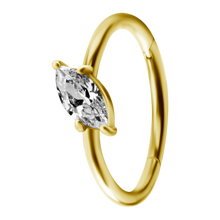 Load image into Gallery viewer, Marquise Cubic Zirconia Conch Ring
