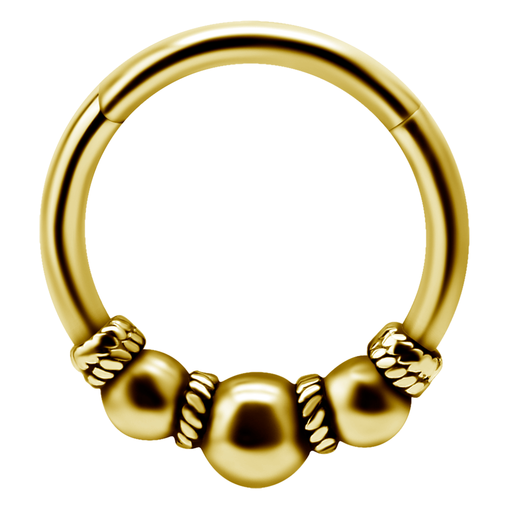 Tri-Ball Hinged Ring