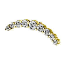 Load image into Gallery viewer, Crescent Attachment set with Premium Zirconia

