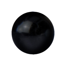 Load image into Gallery viewer, Black acrylic threaded ball
