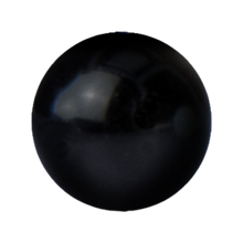 Load image into Gallery viewer, Black acrylic threaded ball
