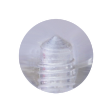 Load image into Gallery viewer, Clear acrylic threaded ball

